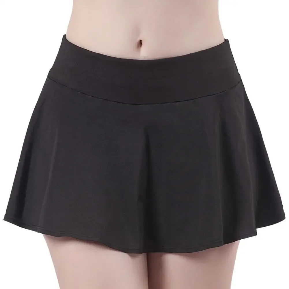 Anti Glare Training Skirt Anti Glare Skirt For Female Moderate Elasticity Regular Length Vacations And Holidays
