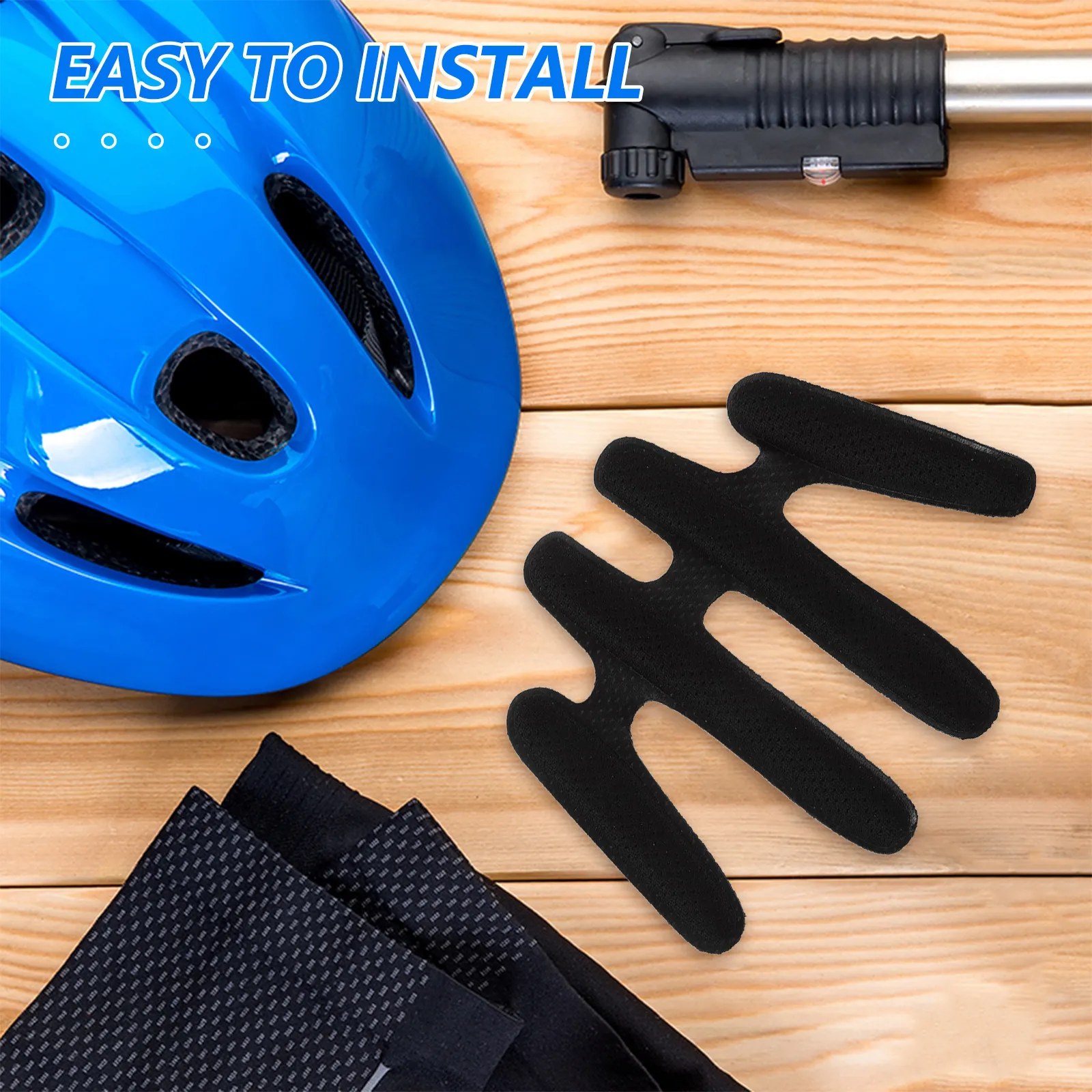 2Sets Liner Cushion Breathable Sweat Absorbing Padding Universal Fit for Cycling Motorcycle Construction Hard Hat