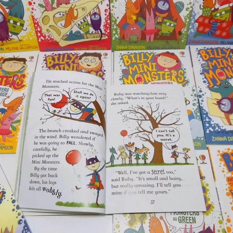 14 Books/set Billy And The Mini Monsters Collection Set by Zanna Davidson Adventure Humour For Children & Young Adults Book