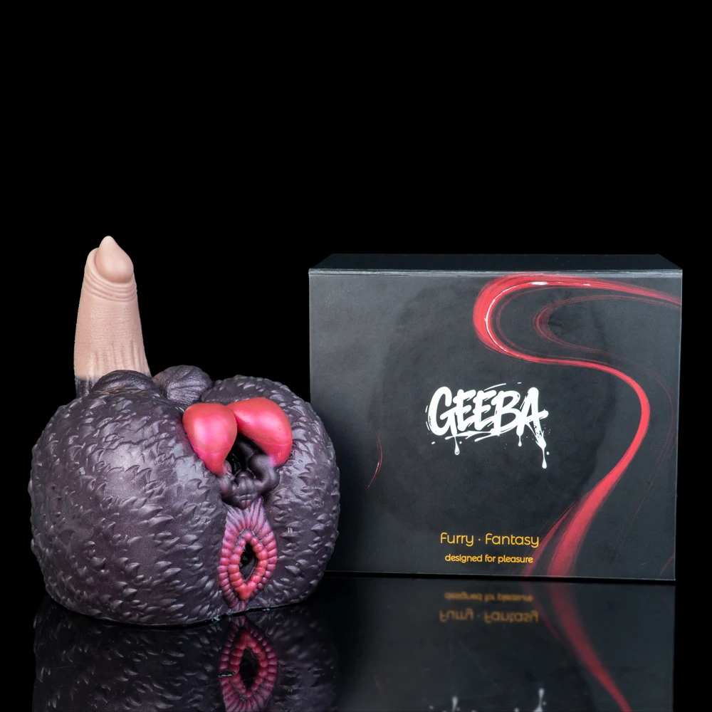 SHAZ-consolador masturbador de perro de doble canal, Animal realista, trasero, Vagina realista, Onahole Stroker, juguete sexual para hombres, entrenamiento de pene 18+