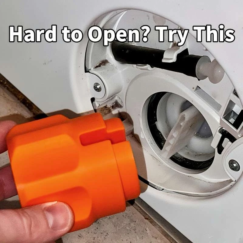 Plastic Washing Machine Drain Pump Filter Wrench for Easy Removal and Cleaning