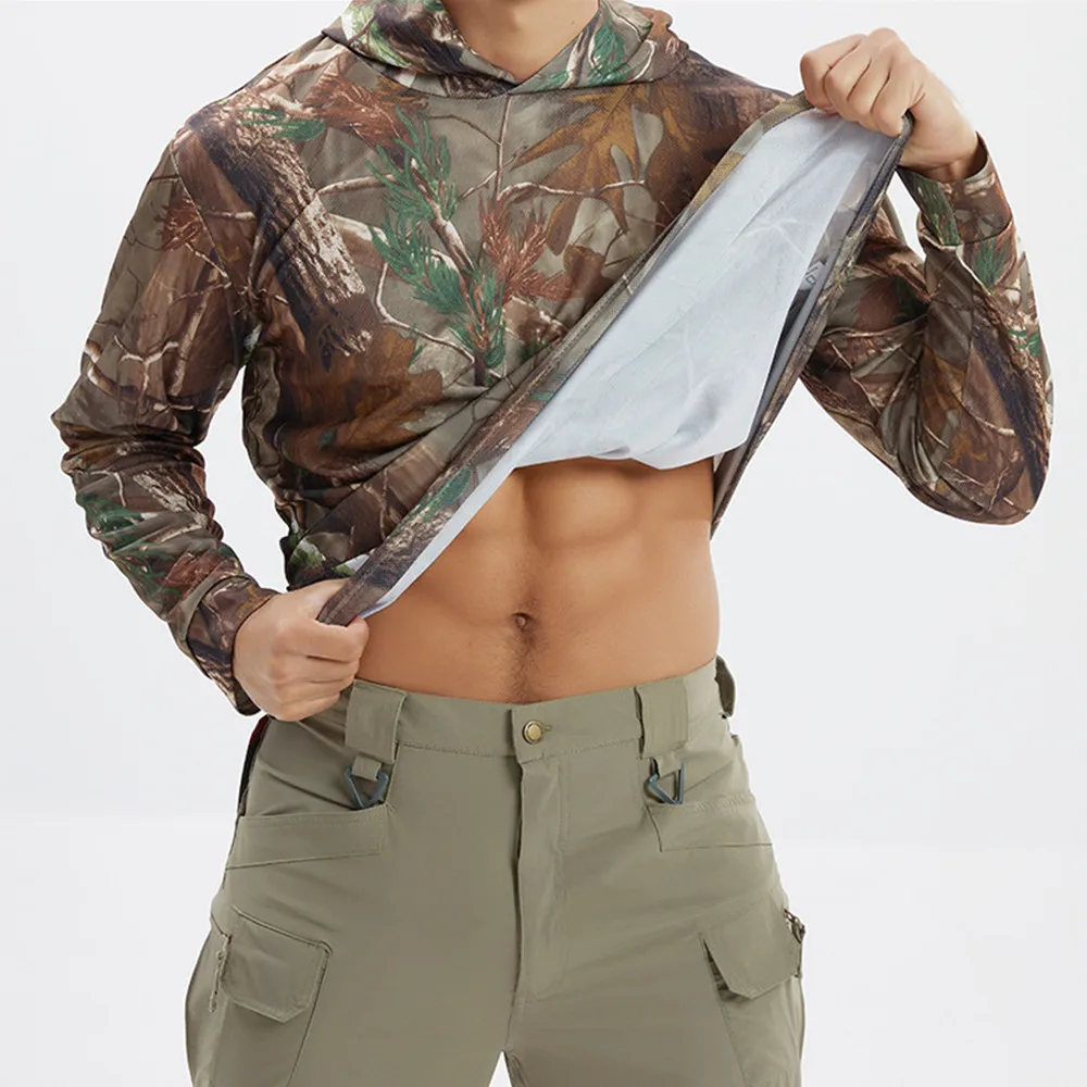 Sudadera táctica camuflaje biónico protección solar secado rápido - imagen 2