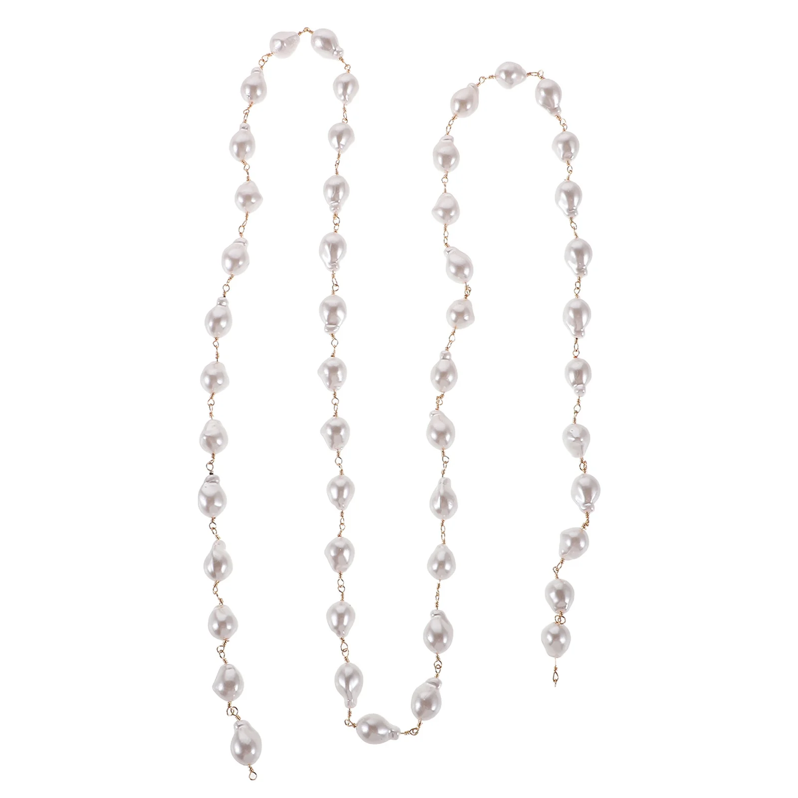 

1 Roll Pearl Strands For Decorating Pearl Bead Roll Strand Jewelry Making Supplies Necklace Chains Clothing Decoration Diy