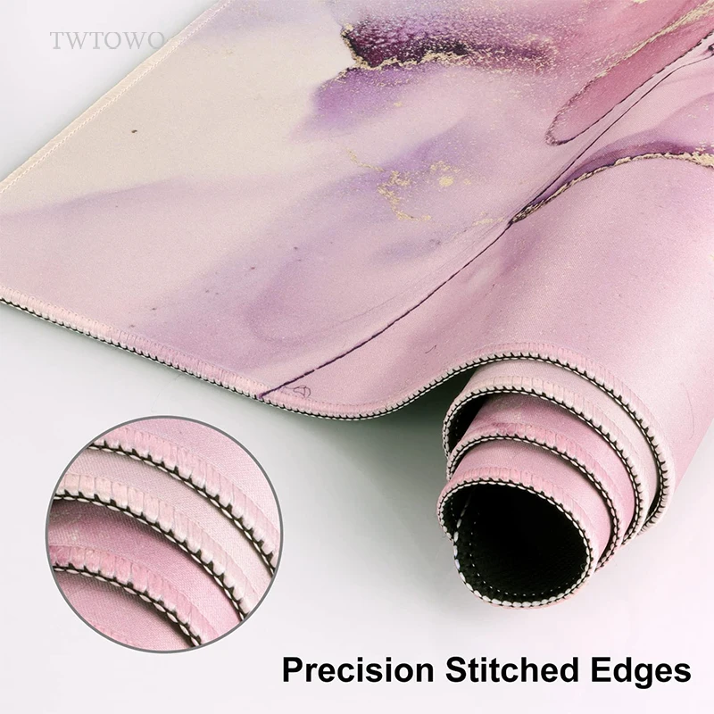 Pink Marble Mouse Pad Gamer XL Custom Home Large Mousepad XXL keyboard pad Non-Slip Carpet Office Desktop Mouse Pad