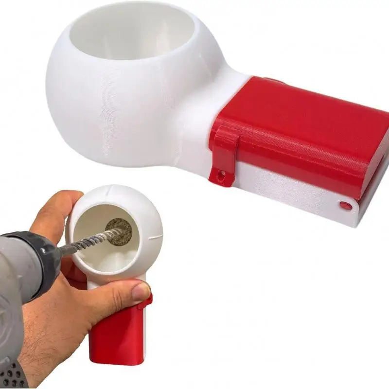 1pcs Rotating Nozzle Drill Bit Dust Box Efficient Dust Collection Design Suitable For Drilling Sanding,grinding