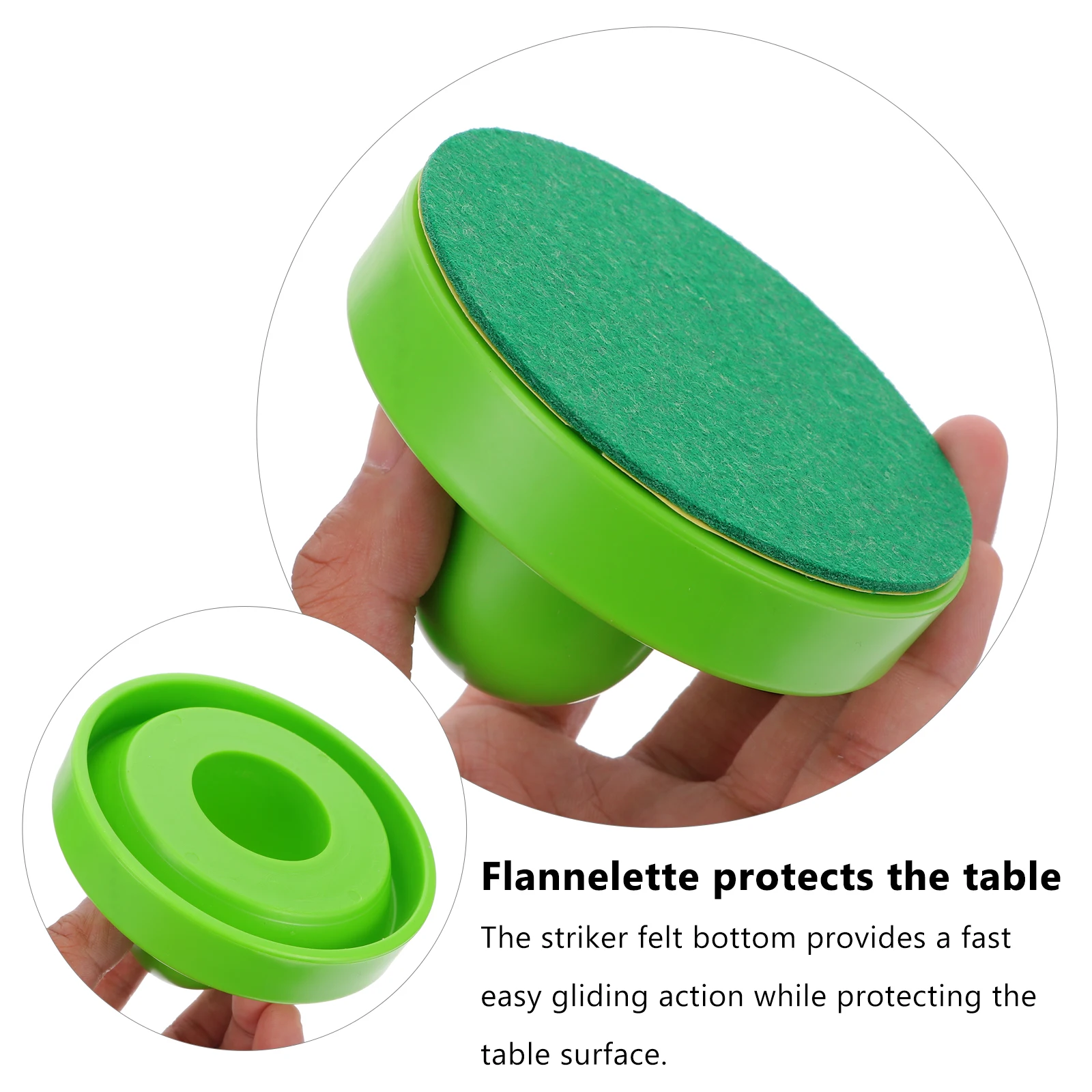 

Plastic Air Hockey Replacement Set Ergonomical Paddle Pucks Sliders for Table Play Game Room Sports Accessories