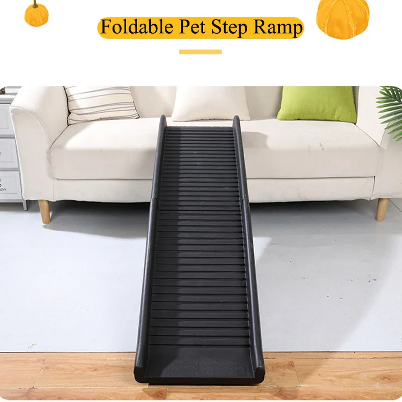 Foldable Dog Car Ramp for Large Medium Dogs Anti Slip Wide Pet Ramp Portable SUV Trunk Pet Stairs for Senior Arthritic Dogs