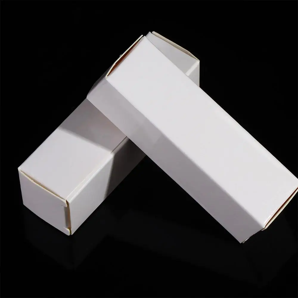 10Pcs/ White Paper Battery Package Box for single 18650 battery Best Quality