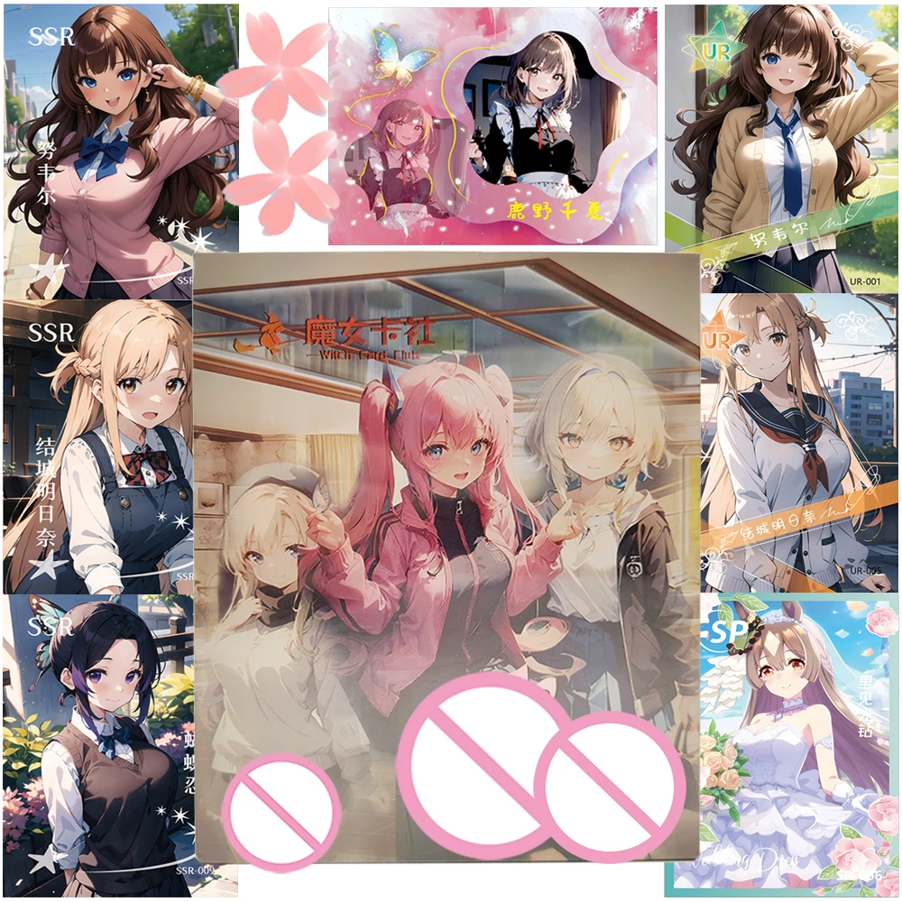 

Anime Game Girl Collection Card Popular Christmas Gift Charming Goddess Creative Peripheral Limited Character Card Desktop Toy