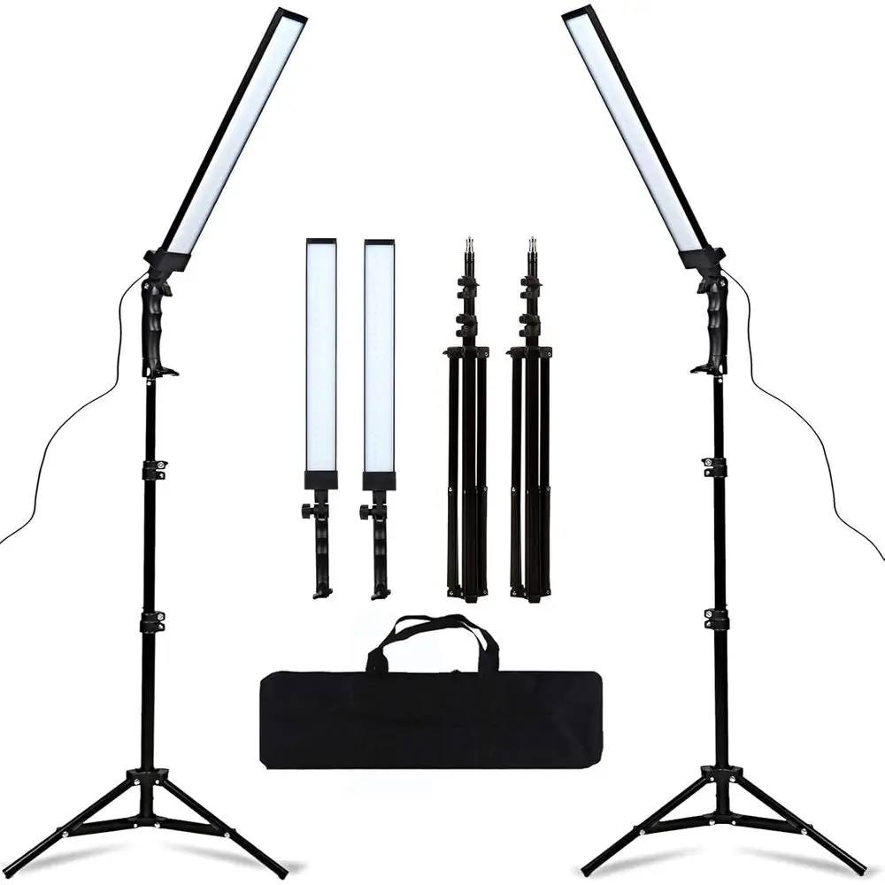 180 LED Light Photography Studio LED Lighting Kit Adjustable Light with Light Stand Tripod Photographic Video ill Light