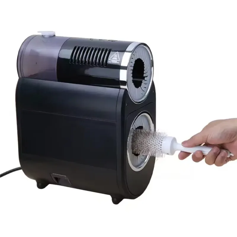 Fast Double Cleaner Hair Comb Dryer&Dust Remover 2in 1 Hot Steam Hair Brush Drying Deep Cleaning Device