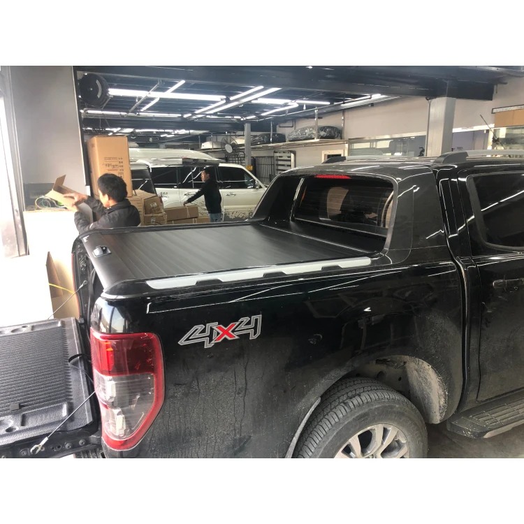 

Waterproof hard aluminum retractable pickup truck tonneau bed cover roller lid for FORD Ranger Wildtrak C