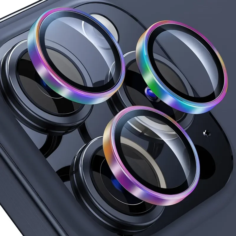 

1 Set Metal Ring Glass Camera Lens Protector For IPhone 14 15 16 17 Pro Max 17Air 17Pro 16Pro 15Pro IPhone17 Cover Accessories
