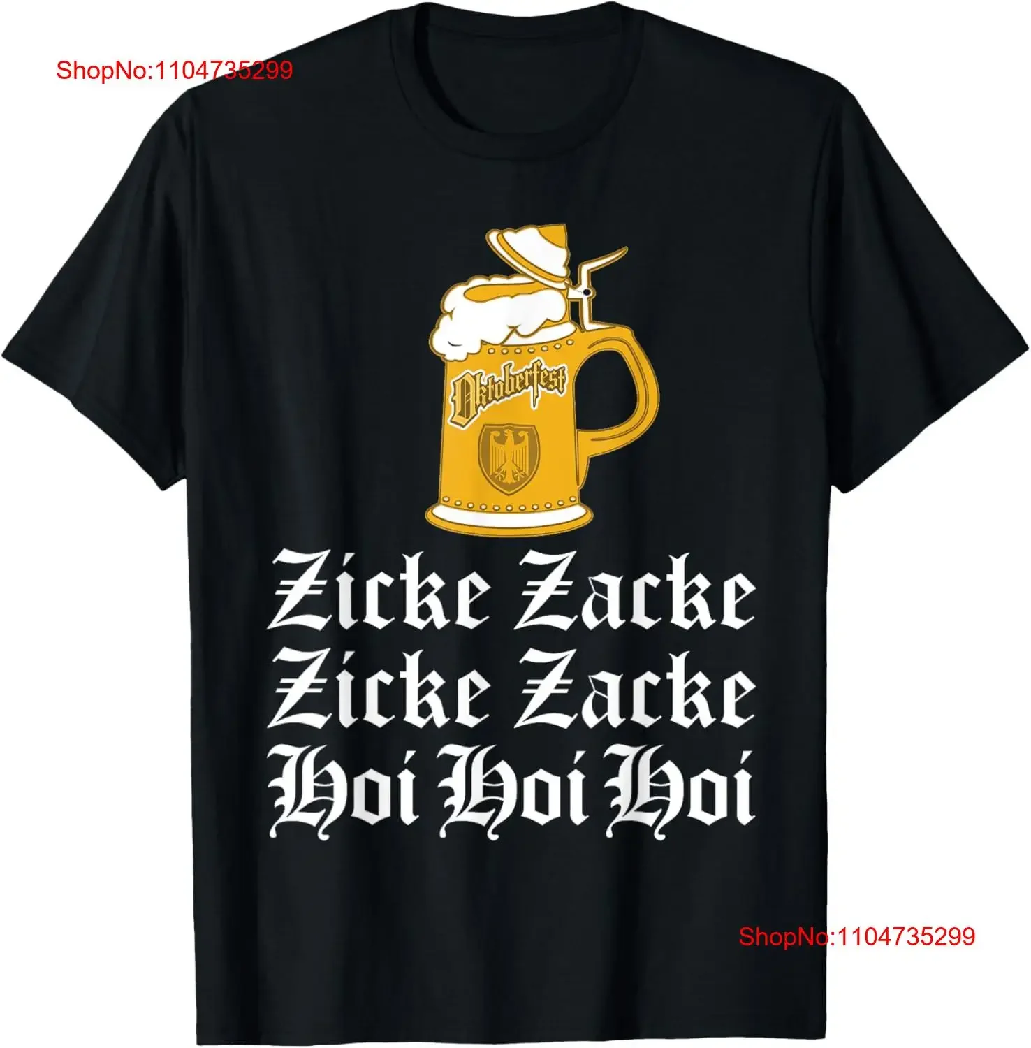 

Oktoberfest 2018 Zicke Zacke Hoi Funny Drinking T Shirt vintage Washed streetwear Stretched homme Comfortable