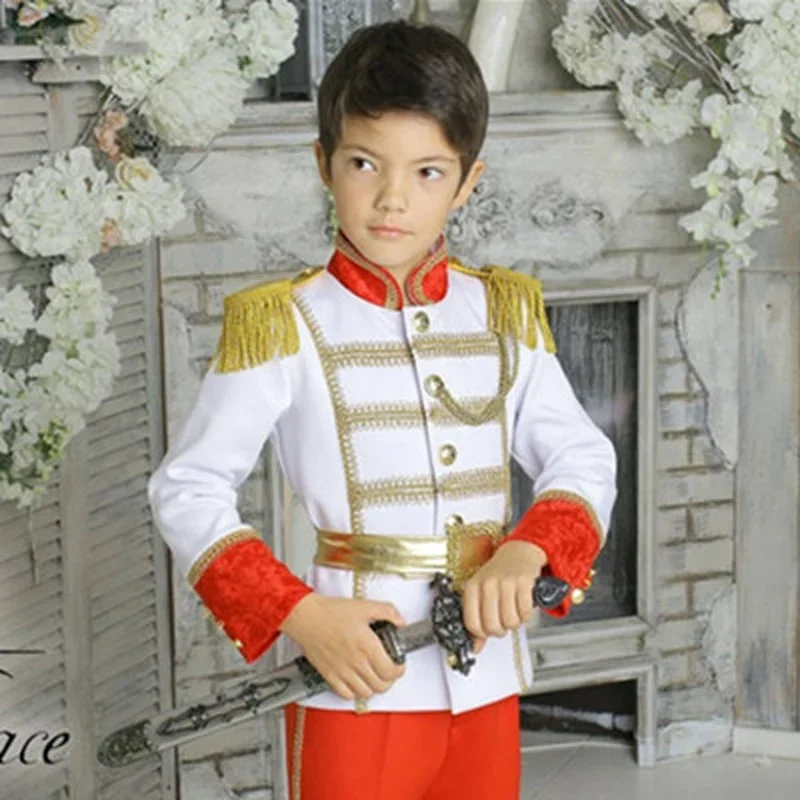 Little Prince Cosplay Costume para crianças, roupas extravagantes de Halloween, roupas charmosas para bebês meninos, carnaval, festa de aniversário