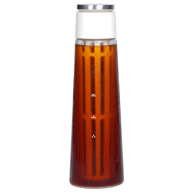 TIMEMORE Cold Brew Coffee Maker And Ice Tea Maker, Reusable Mesh Filter, Portable Ice Coffee Pitcher For Home