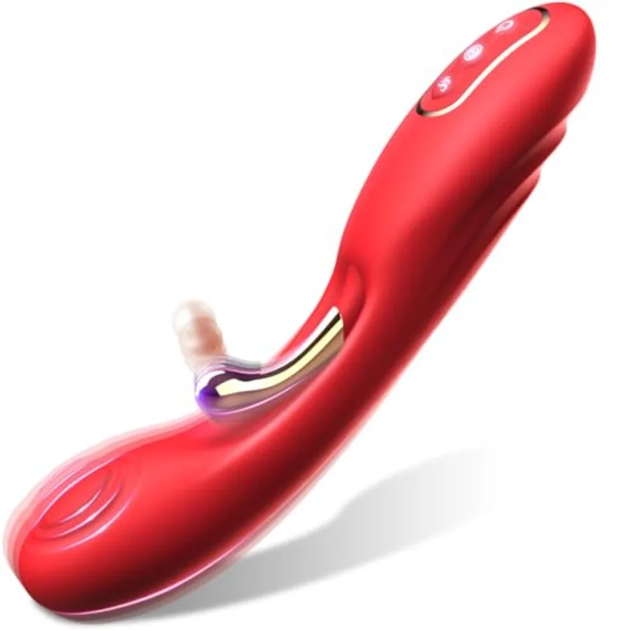 Adult Sex Toys Dildo Vibrator - Clitoral G Spot Dual Stimulate Rabbit Vibrator with 2 * 9 Intense Vibration Modes, Female Vagin