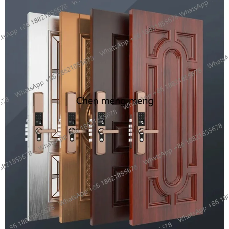MELO Top Sale Inteligente Home Electronics Smartlock Fingerprint With Handle Lock Smart Card Code for Metal Door & Wooden Door
