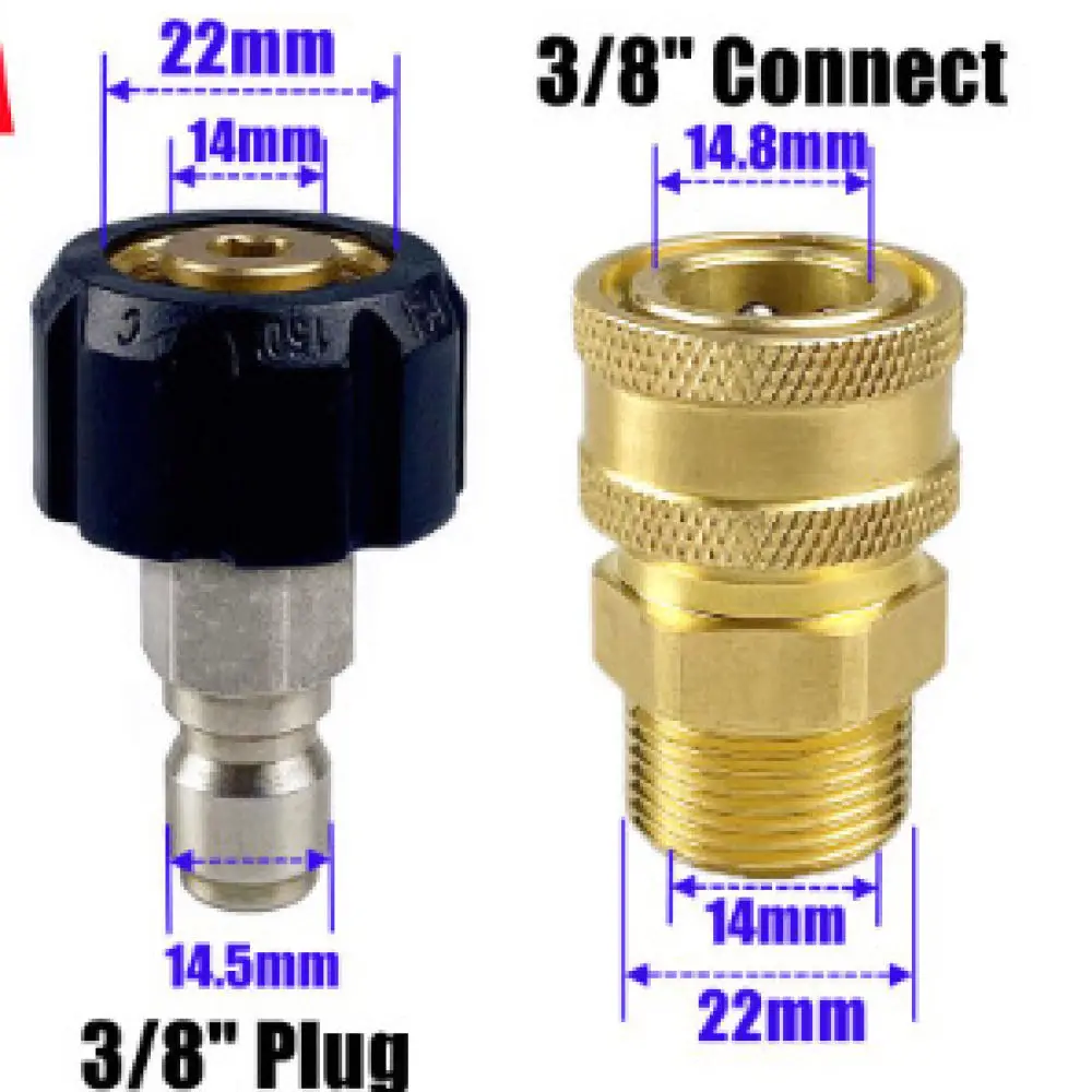 Pressure Washer Spray Dispenser Copper Core Quick Fitting Wand For Car Vehicle Cleaning Garden Irrigation