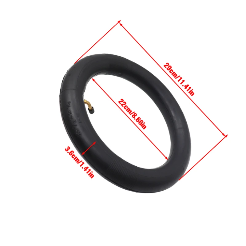 12.5 X 2.25 Camera Tube Designed for 12 Inch Electric Bicycle Tires, Reliable Tire Repair Part