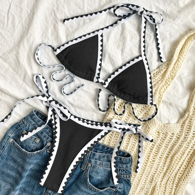 

New Sexy Bikinis 2025 Swimsuits Women's Swimwear Push Up Female Beach Swim Wear Bathing Suits Brazilian Bikini Set Pool Bather
