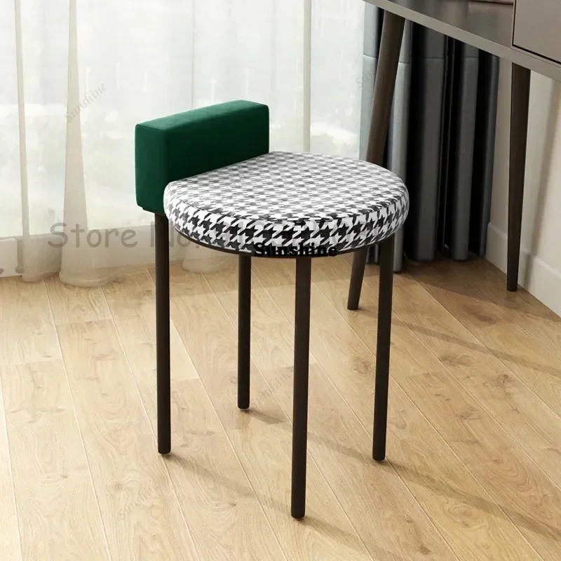 

Modern Furniture Stool Dressing Table Stools Dressers Chair Small White Stool Designer Home Girl Ins Bedroom Makeup Chair g d