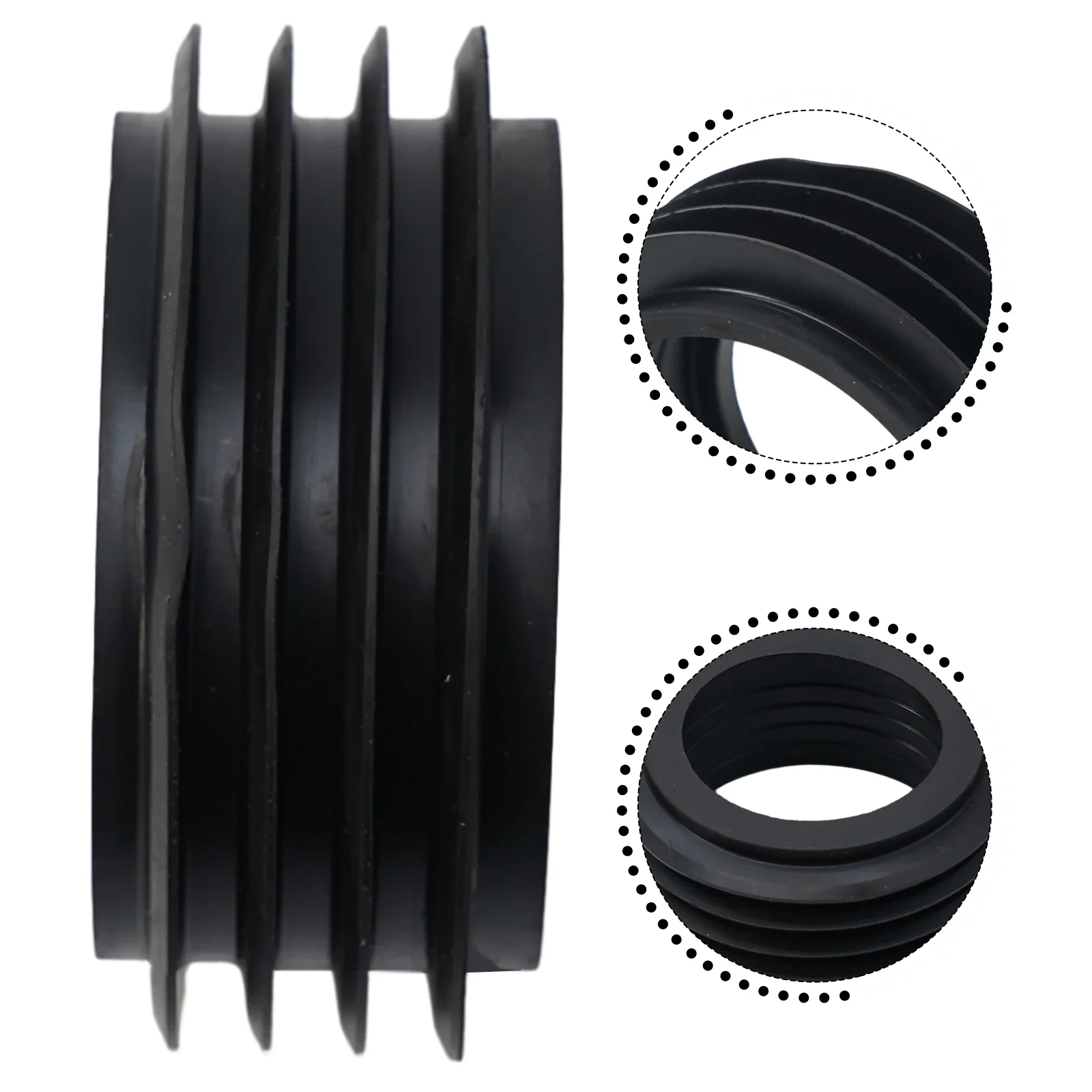 High Performance Rubber Cone Seal for Geberit Low Level Flush Pipe For 42mm Size (Set of 2) Excellent Durability
