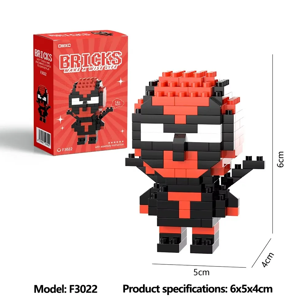 Beliebte Spider-Man Bausteine, Deadpool & Venom, Iron Man Figur, Batman Superhelden-Cartoon-Charakter-Modell Spielzeug als Weihnachtsgeschenk – Detail 2