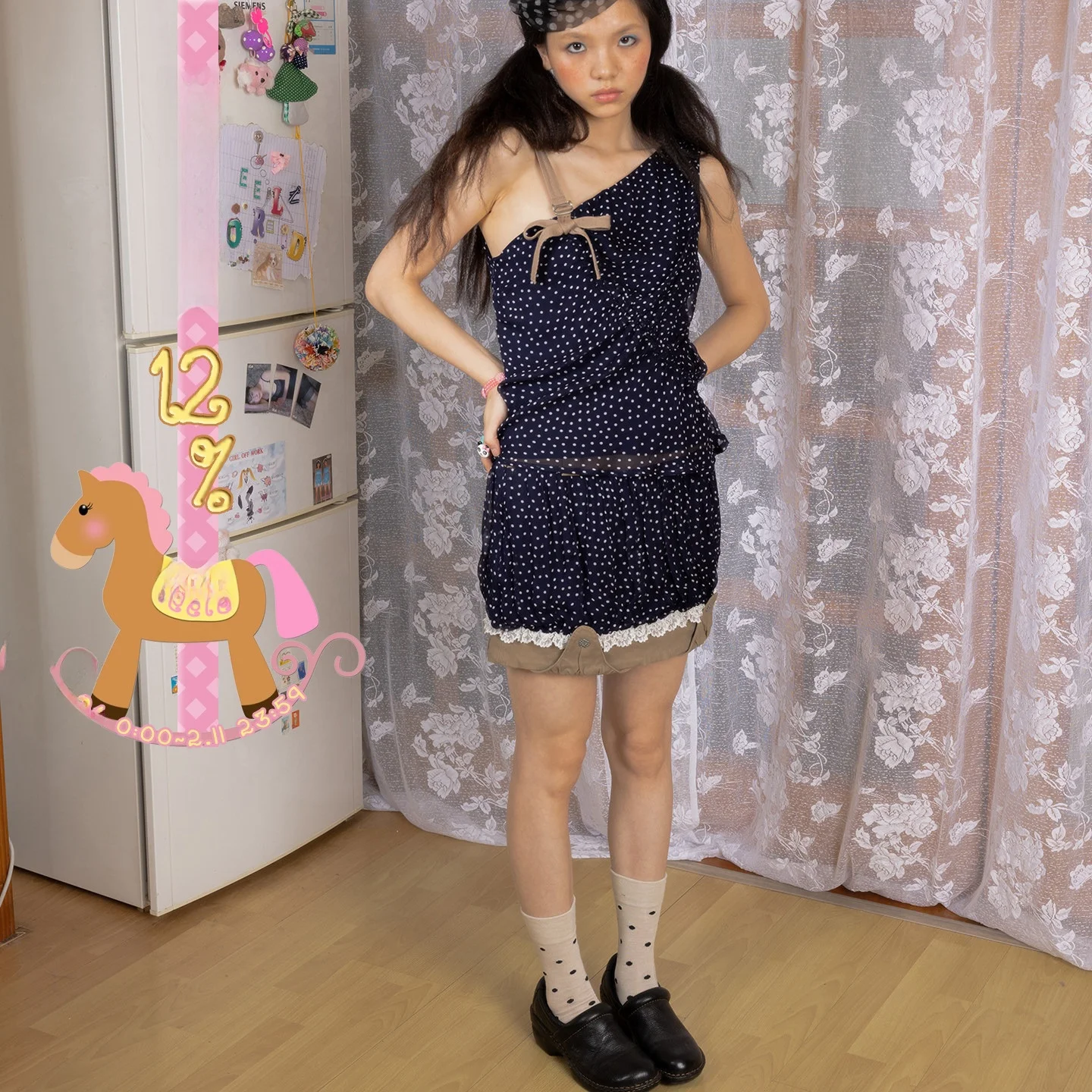 

Комплект из тюлевой юбки в горошек и топа на одно плечо Waed: летняя коллекция, женский этнический сценический костюм