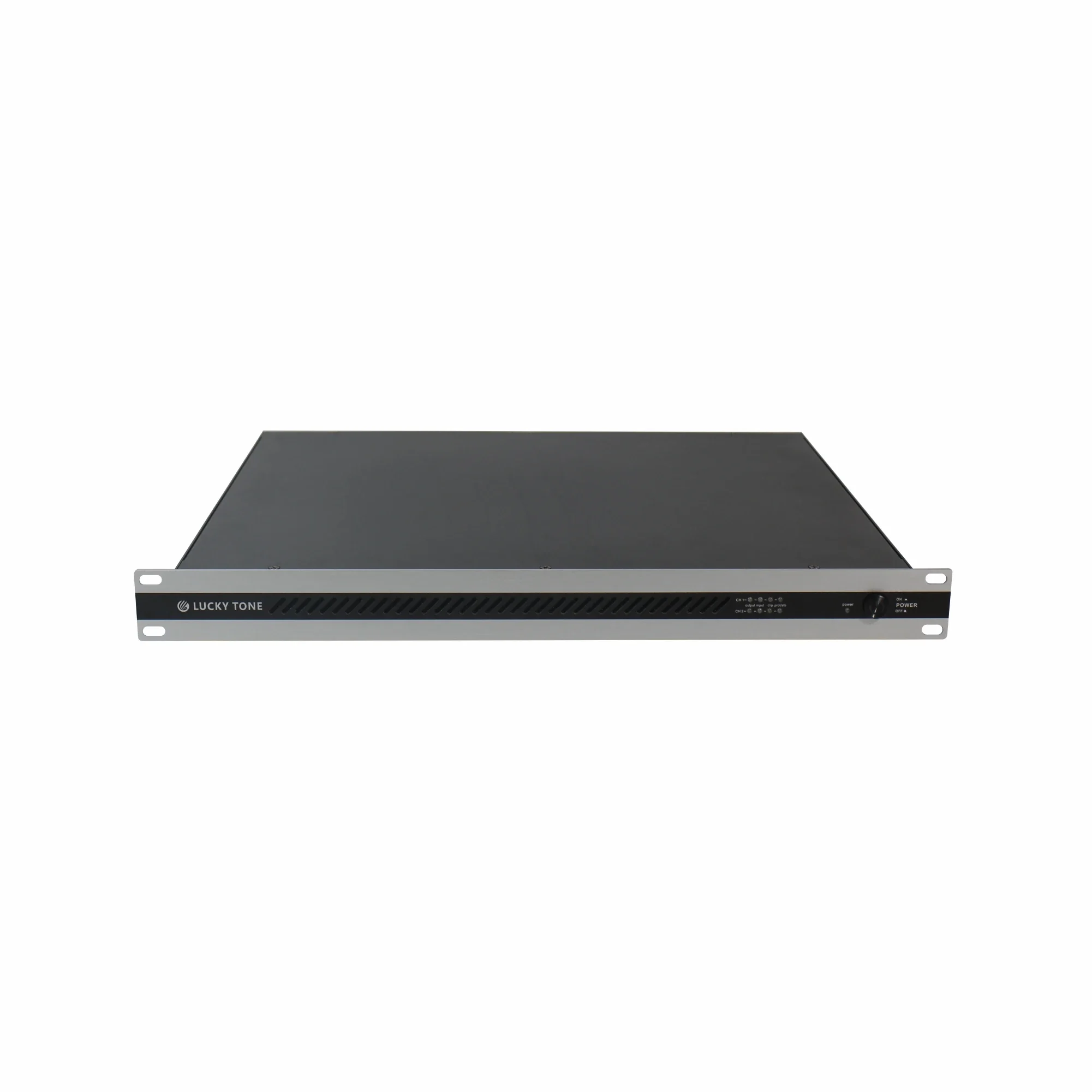 1U Rack Mount 100V 8 Ohm 2 Channel 60W Class D Power Amplifier for Public Address System