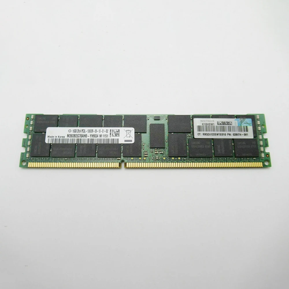 서버 메모리, HP DL580 G7 DL380 G7 DL585 G7 628974-081 632204-001 627812-B21 16G DDR3 1333, 완전 테스트 완료, 1 개