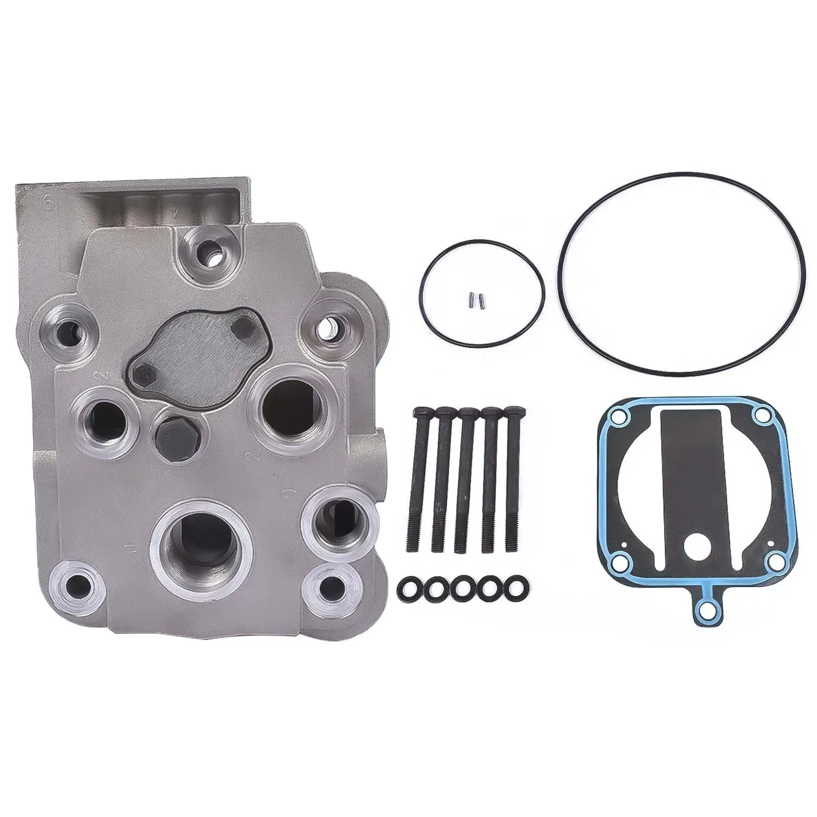 Air Brake Kit Compressor Cilindro Cabeça, para Detroit Diesel, Navistar, AP01, 23536774