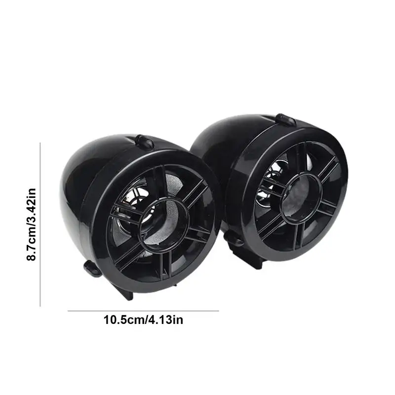 Speaker Stereo motor UTV, Speaker Stereo Audio modifikasi untuk motor, Speaker sepeda motor dengan lampu kilat LED