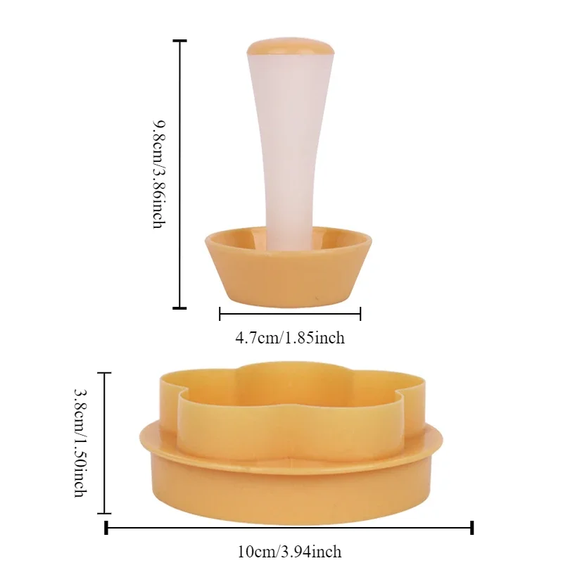 1pc Tart Shells Mold Pastry Tamper Plastic Mini Tart Tamper Round Tartlet/Tarts Shell Maker Baking Tools cake accessories