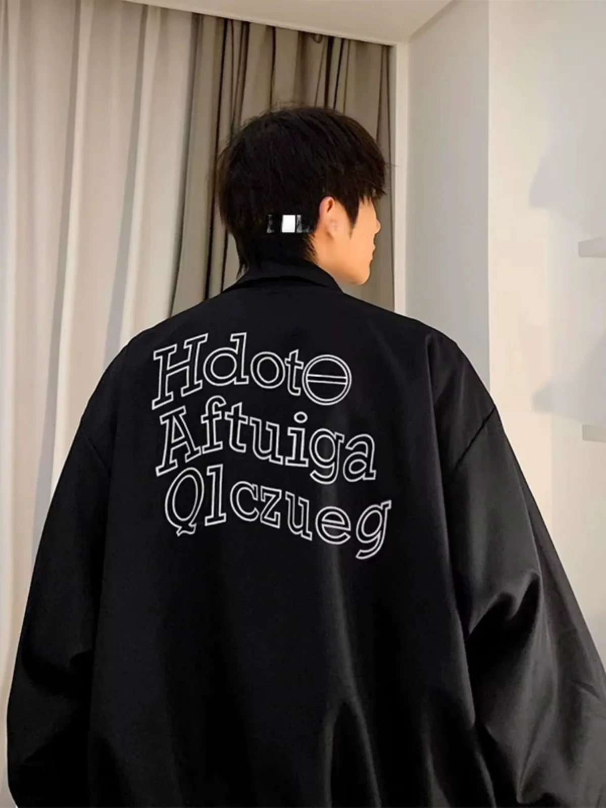 

Американская ретро-бейсбольная куртка для мужчин, весенне-осенняя, оверсайз, модная, для старшеклассников, крутая и стильная, молодежная мода