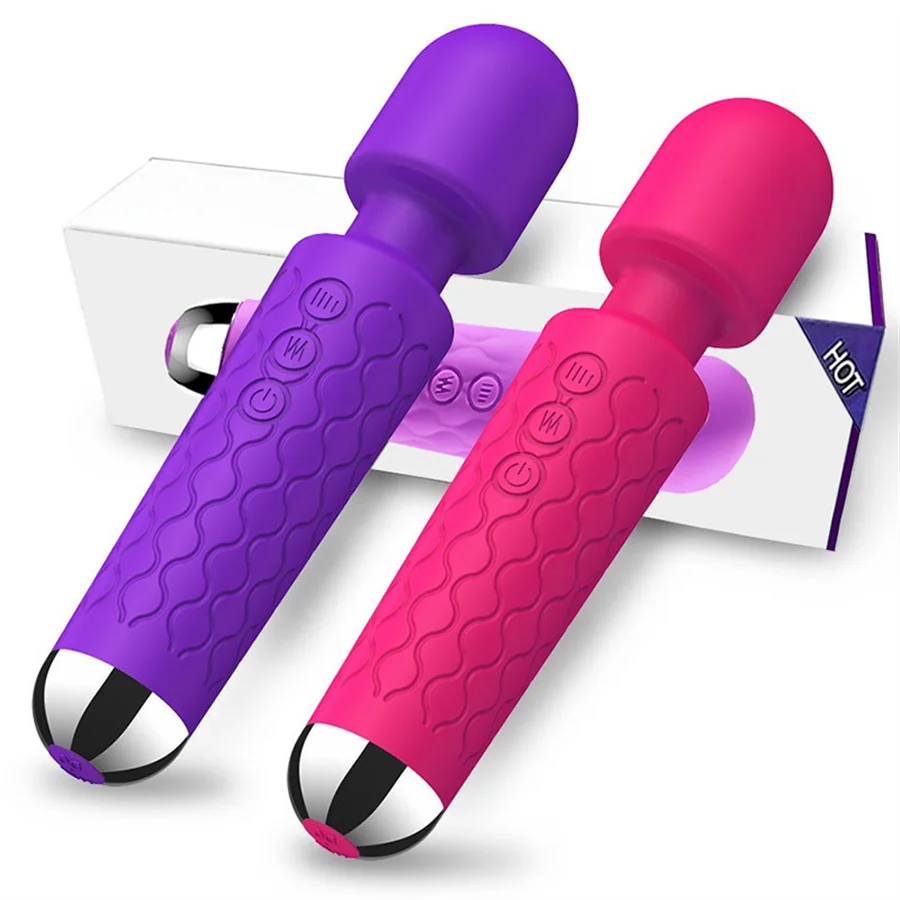 Vibrator Wand Female Adult Sex Toys Wand Massager Clit Stimulator Sex Toy Powerful Waterproof