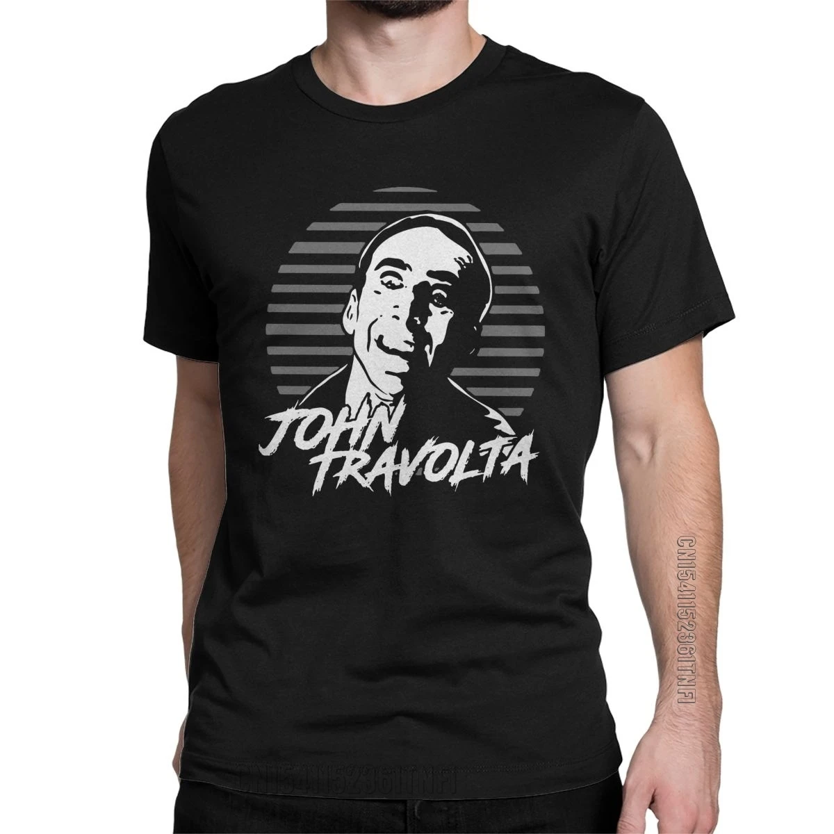 Men\'s T-Shirts John Travolta Nicolas Cage Casual Pure Cotton Tees Classic Short Sleeve T Shirts Round Neck Clothes Gift