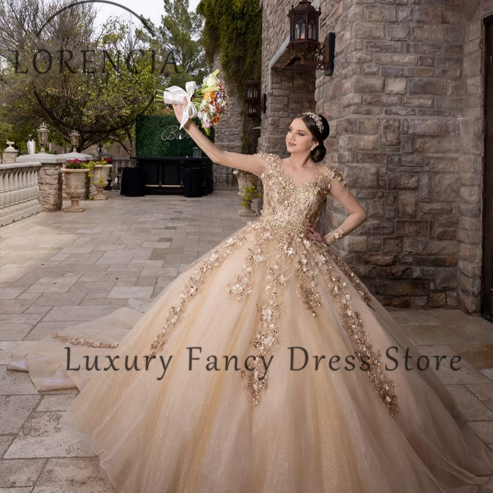 3D Floral Quinceanera Dresses 2025 Tulle Ball Gowns for Girl Sweet 16 Birthday Party Customized Sleeveless vestido quinceañeras