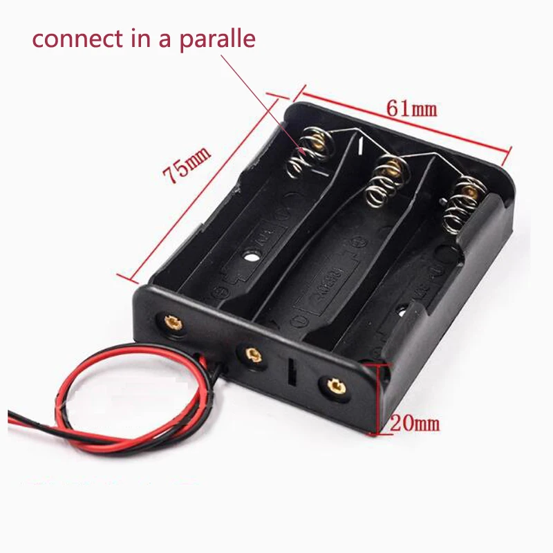 18650 battery assembly box battery box 3.7V parallel series belt line lithium welding-free DIY manual battery holder view 6