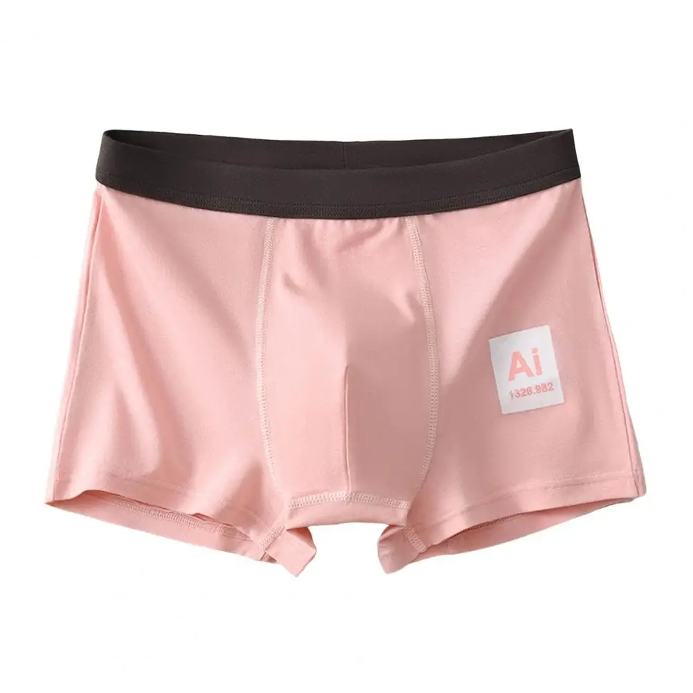 

Elastic Cut Boxer Shorts Men Boxer Underwear Men's Patchwork Color Boxer Briefs with U-convex Design for Comfort for Smooth