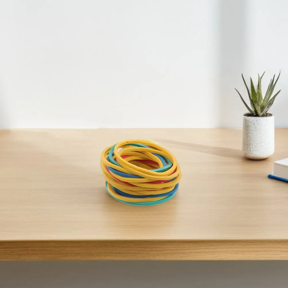300Pcs Mini Colored Rubber Bands Vibrant Elastic Band Set for Office Supplies Organization Home School Craft Projects Binding view 4