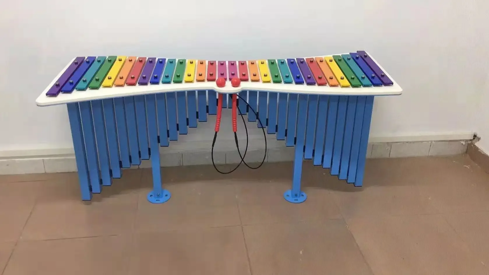 DEATS Outdoor Playground Harp Children's Percussion Instruments Park Landscape Music Toy Children's Amusement Equipment