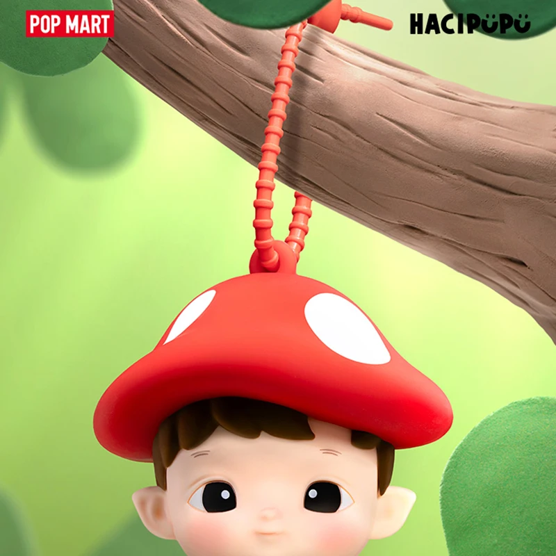 Popmart Hacipupu Forest Adventure Series Headphone Bag Guess Bag Cute Anime Figure Ornaments Collection