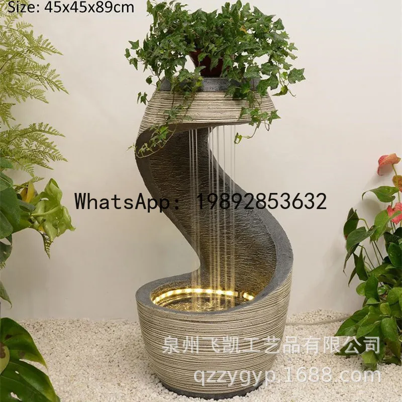 YFY Rockery  Water Flow Ornament Cross-Border Foreign Trade Living Room Courtyard Decoration Circulating Water Floor-Standing