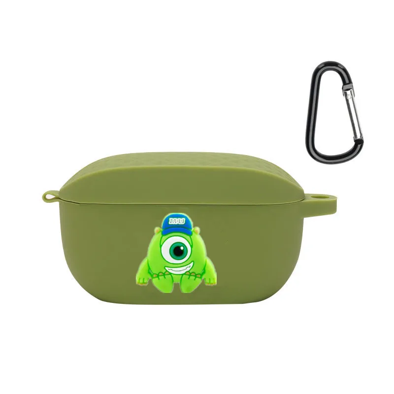 الكرتون ديزني حقيبة سماعة الاذن غطاء ل JBL موجة 100 TWS سيليكون بلوتوث سماعات شحن صندوق الغطاء الواقي مع هوك