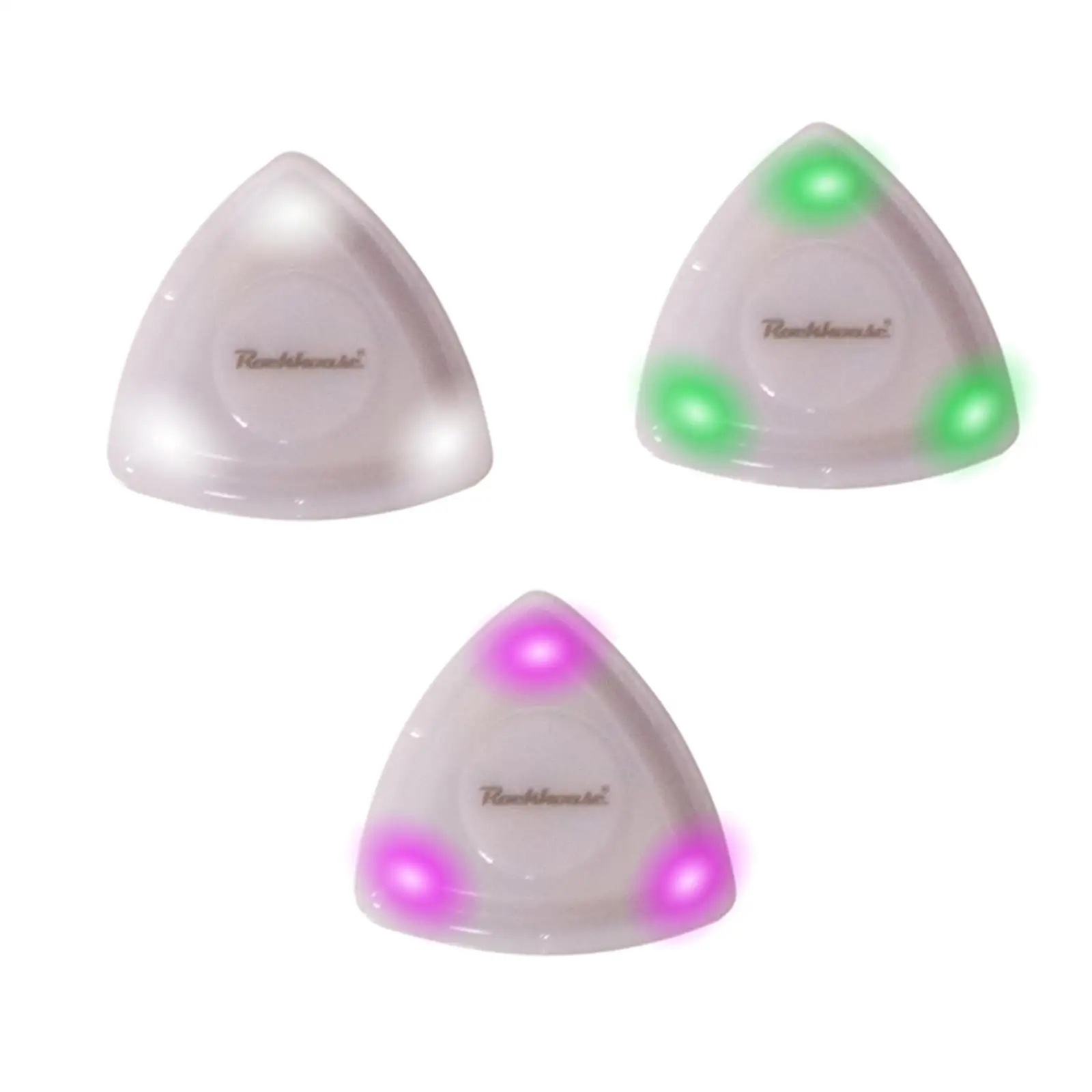 Пластиковые гитарные укулеле светодиодные медиаторы цветные световые медиаторы аксессуары для гитары