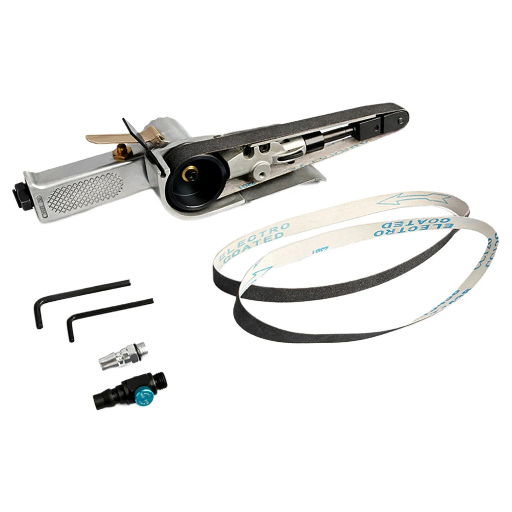 

For Professional Use Air Pneumatic Belt Sander Industrial Polishing Tool Sturdy Construction Versatile Applications Fast Speed