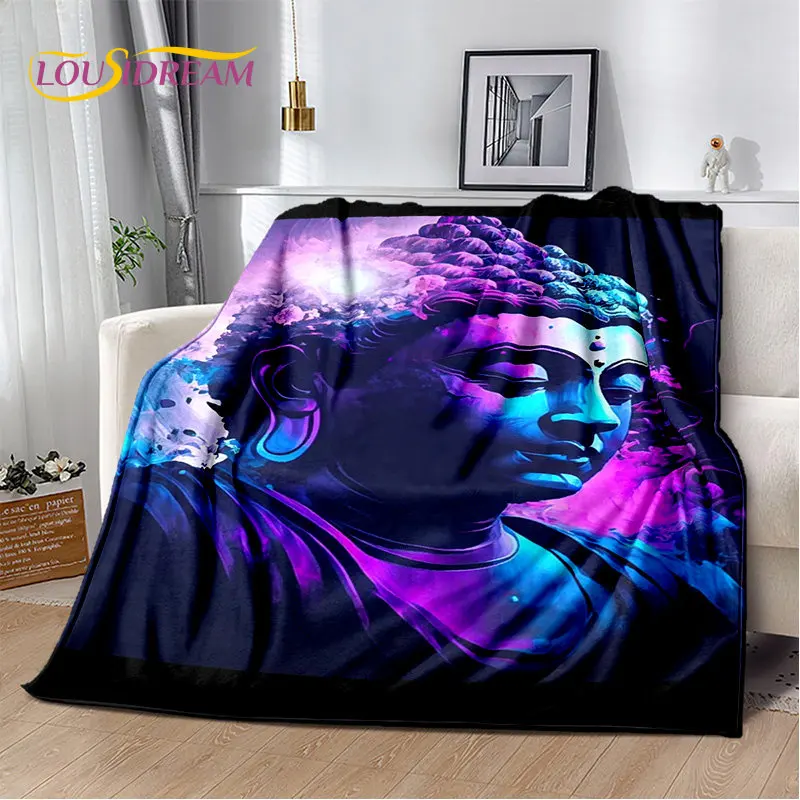 

Buddha Sakyamuni Buddhism Faith Religion Soft Plush Blanket,Flannel Blanket Throw Blanket for Living Room Bedroom Bed Sofa Pray