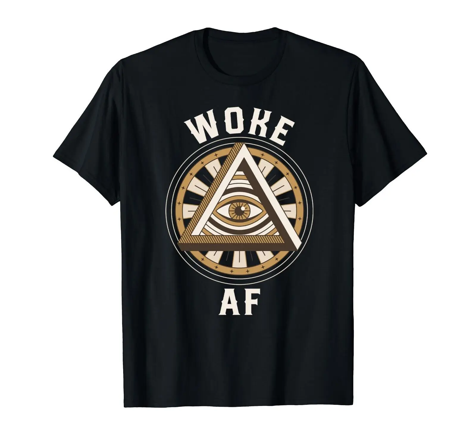 NEW LIMITED Woke AF Eye Illuminati Social Awareness Activist T-Shirt
