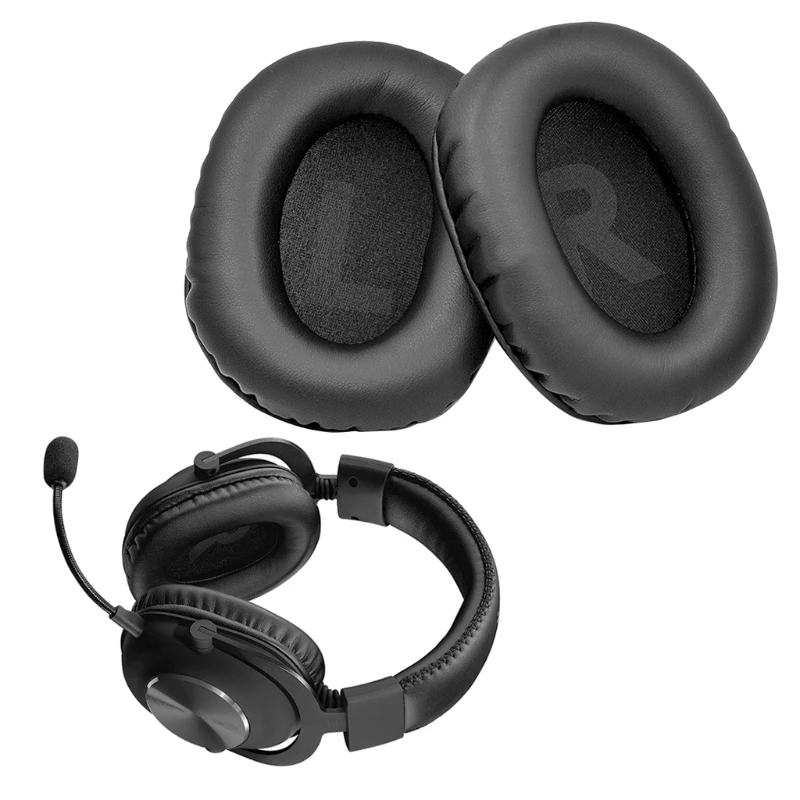 Replacement Earpads cushion for Logitech G Pro X Headset Headphones Leather Earmuff Ear Cover Earcups амбушюры для наушников